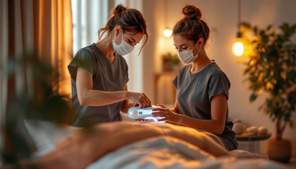 manicura profesional salon belleza tratamiento uñas mujer